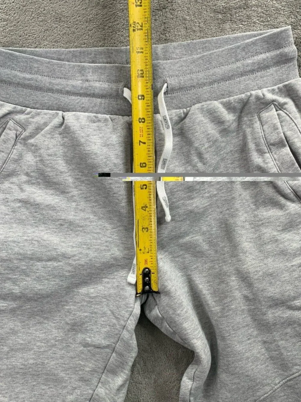 AllSaints Joshua Sweatpants Mens Small Gray Cotton Drawstring Jogger Casual